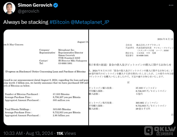 ձMetaplanet˾ُ(gu)5|ԪBitcoinւ}(cng) DƬ