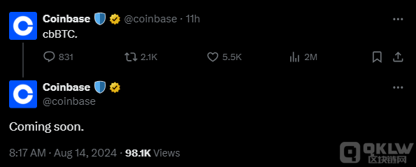 CoinbaseƳcbBTCTokensЈ(yng)҈DƬ
