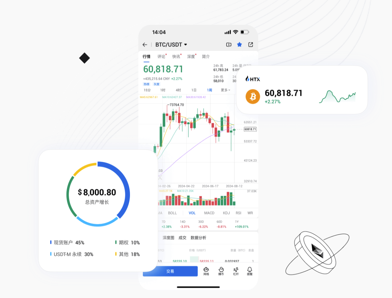 HTX官方網(wǎng)站：深度探索多維度加密資產(chǎn)交易與生 圖片